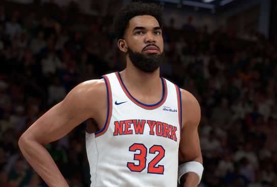 A New York player in NBA 2K26