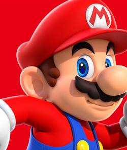 Artwork of Mario running from Super Mario Run